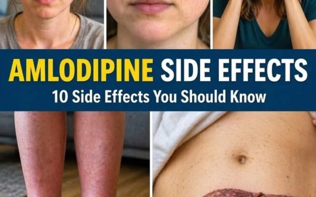 Les effets secondaires de l’amlodipine ne doivent pas être ignorés aujourd’hui ?